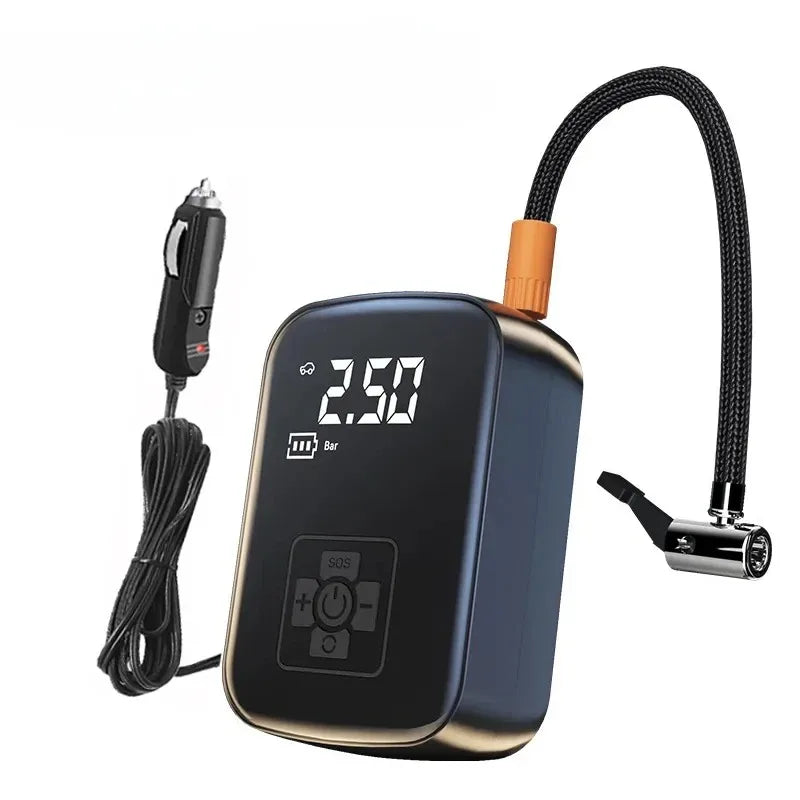 Wireless Car Air Compressor Air Pump Electric Tire Inflator Pump for Motorcycle Bicycle AUTO Tyre with Digital Display